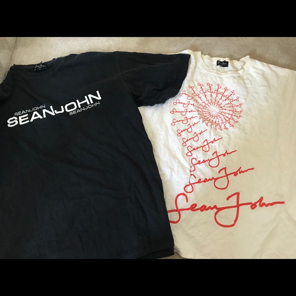 Sean John T-shirt Set Sz xl vintage shirts Ecko diddy bad boy biggie big